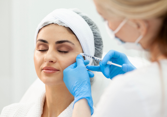 Botox to reduce wrinkles