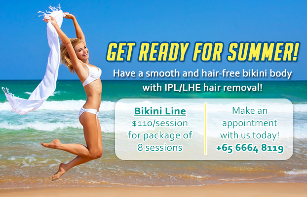 This summer, have a smooth & hair-free bikini body!