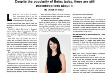 Toxin for that better look: Dr. Sylvia answered common Botulinum Toxin misconceptions