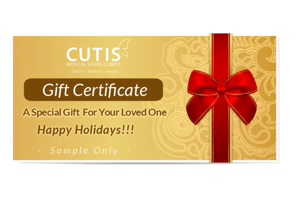 Give the Gift of Health and Beauty with Cutis Gift Certificate