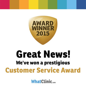 Cutis Wins WhatClinic's Best Customer Service Award 2015