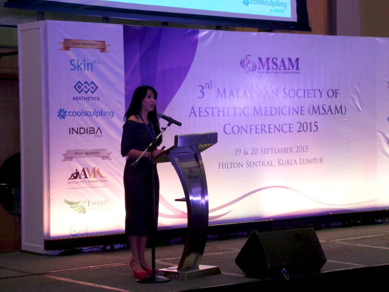 Dr Sylvia as Guest Speaker for the 3rd MSAM Conference 2015