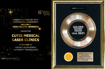 Cutis Receives the Highest Ultherapy Achiever Award at the 2021 Golden Record Awards