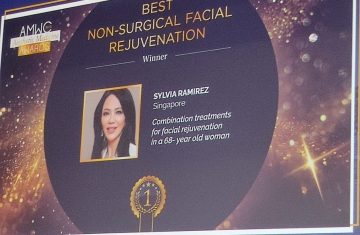 Dr. Sylvia Wins "Best Non-Surgical Facial Rejuvenation" Clinical Case in the AMWC 2022 Awards