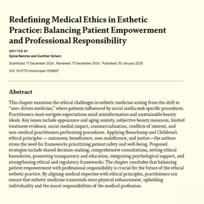 Dr. Sylvia’s New Book Chapter on Medical Ethics Published by IntechOpen