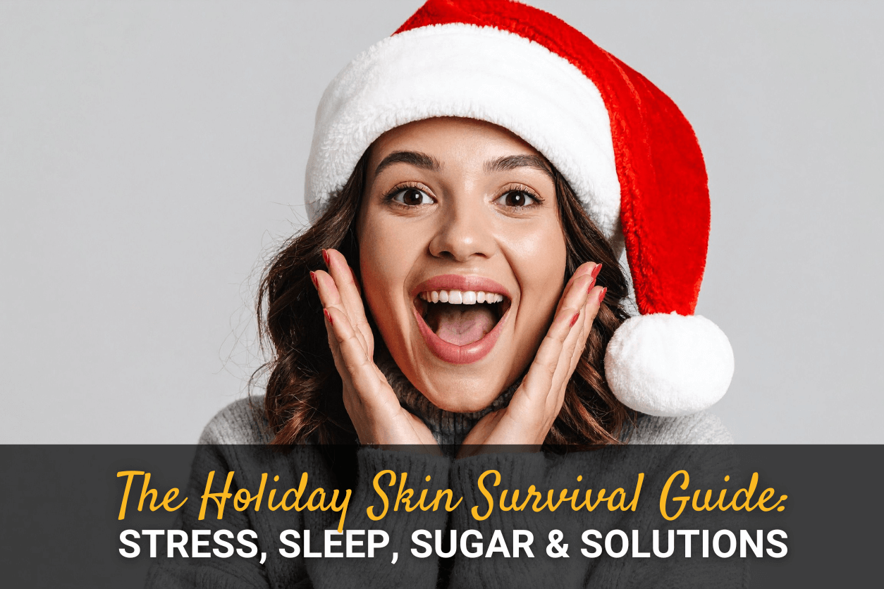 The Holiday Skin Survival Guide: Stress, Sleep, Sugar, & Solutions