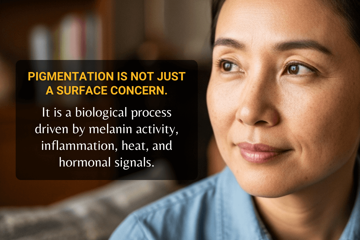 Pigmentation is not just a surface concern