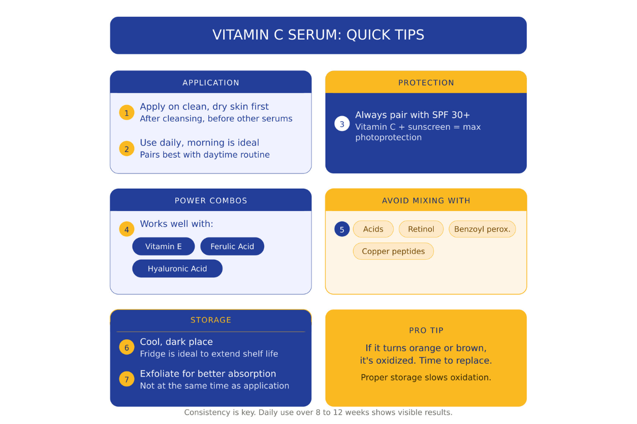 Are you using Vitamin C serum correctly