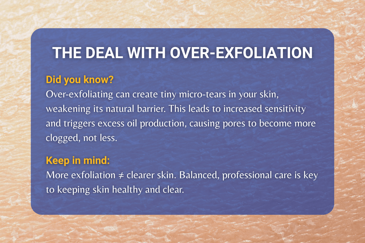 hidden damage of over-exfoliation