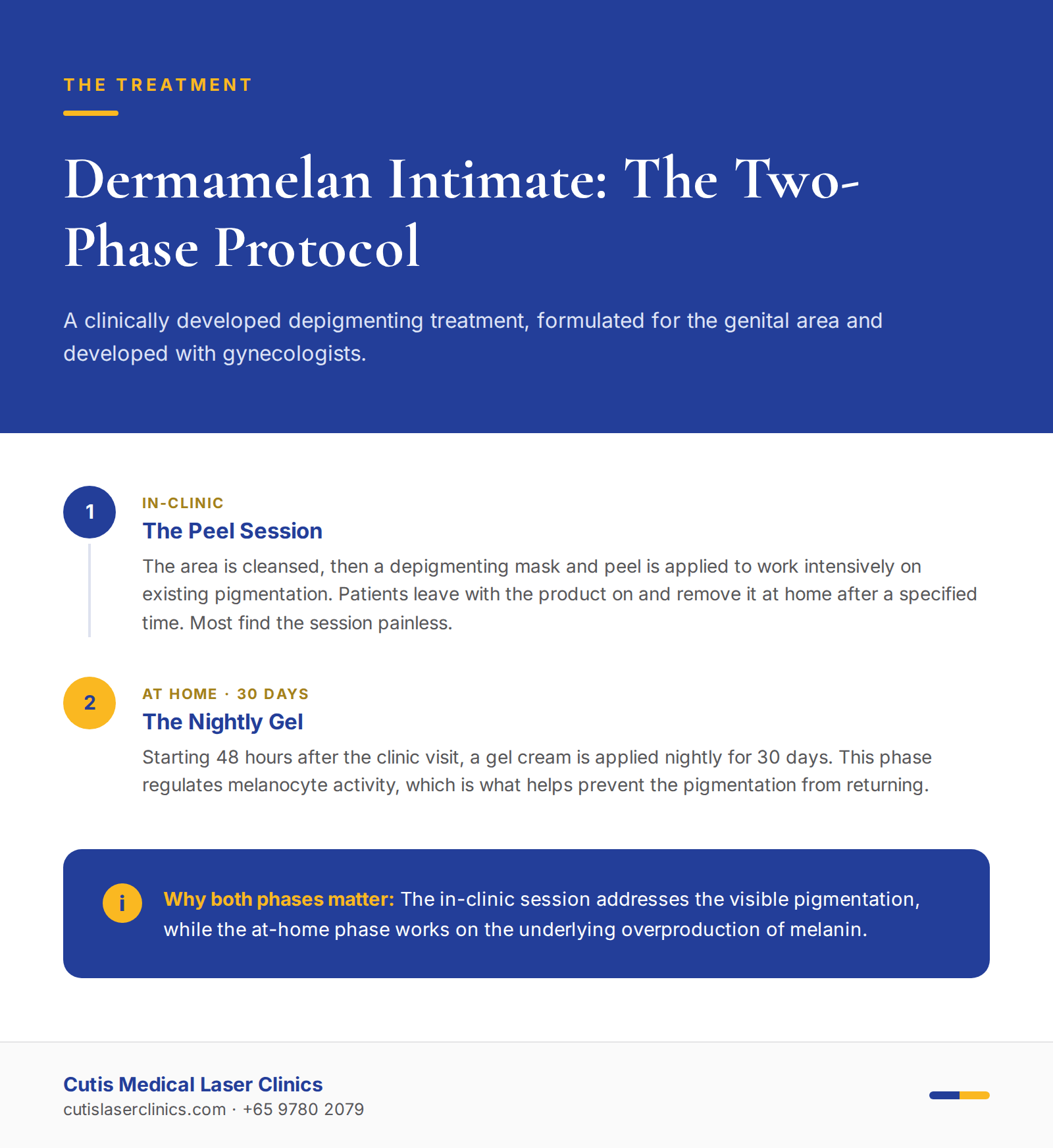 Medical-Aesthetic Treatment Dermamelan Intimate