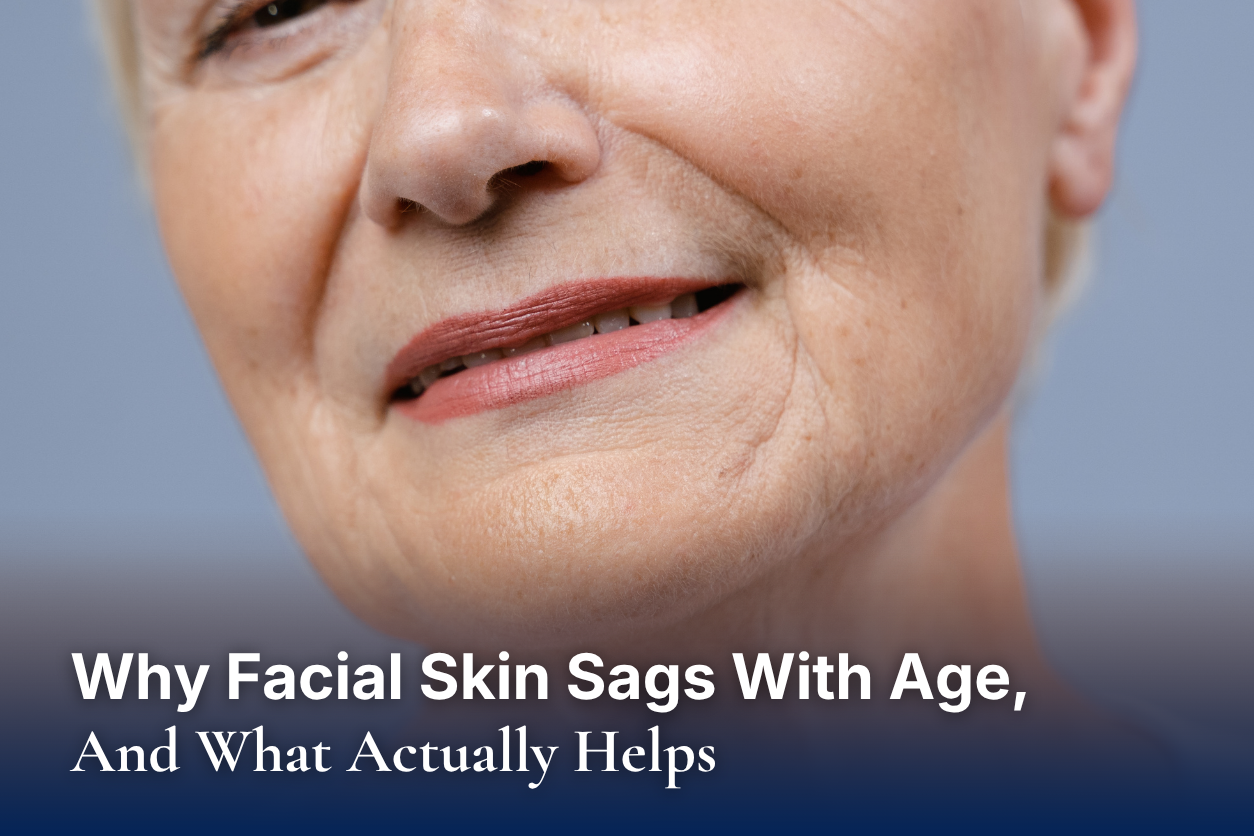 Why Facial Skin Sags With Age, And What Actually Helps