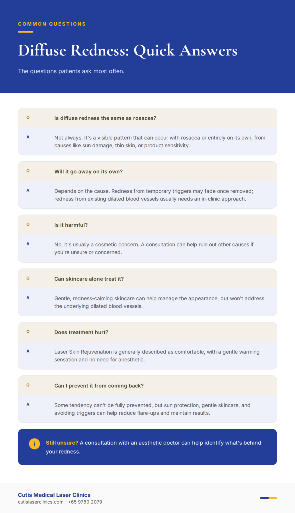 Diffuse Redness Questions and Answers